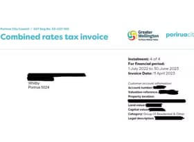 Local council rates bill 2023