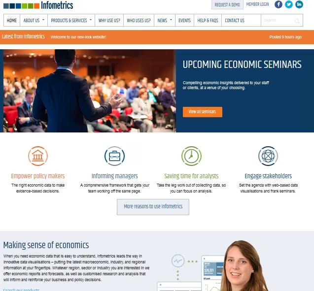 2015 Marketing site screenshot
