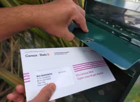 Census pack with letter delivered by mail