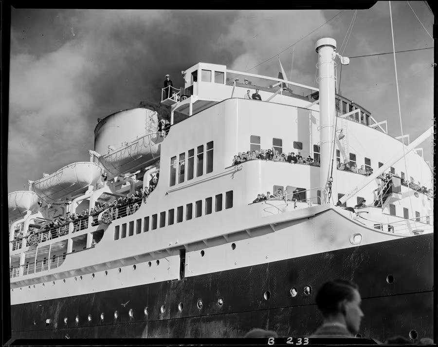 SS Rangitoto arrives in New Zealand