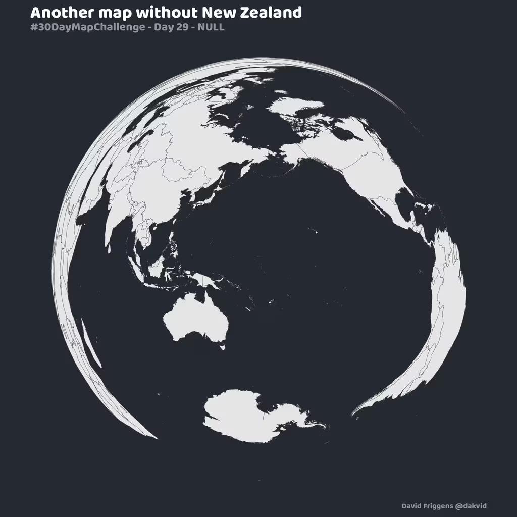 Another map without New Zealand