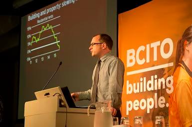 Gareth Kiernan presenting at BCITO Skills Summit
