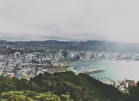 aerial photo of Wellington